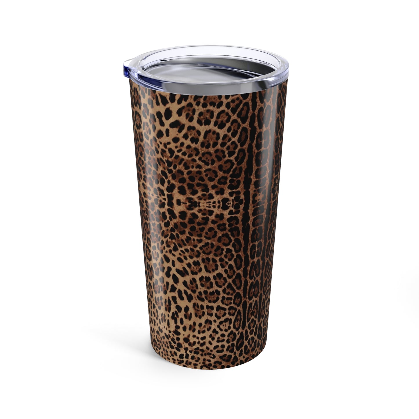 Leopard Print Tumbler 20oz, Animal Print Drinkware, Leopard Pattern Cup, Spotted Coffee Mug, Safari Themed Travel Tumbler