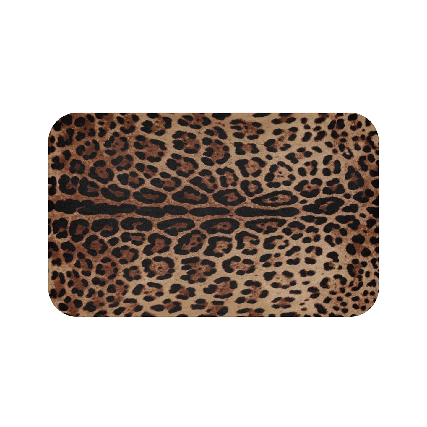 Leopard Print Bathroom Kitchen Mat