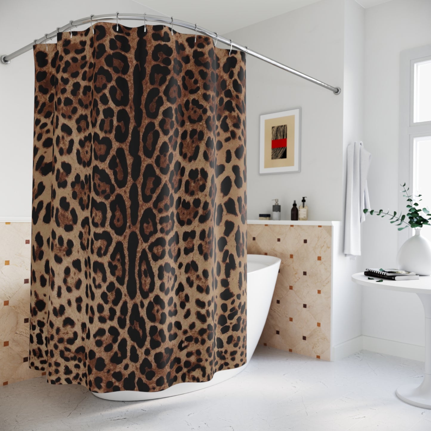Leopard Print Shower Curtains