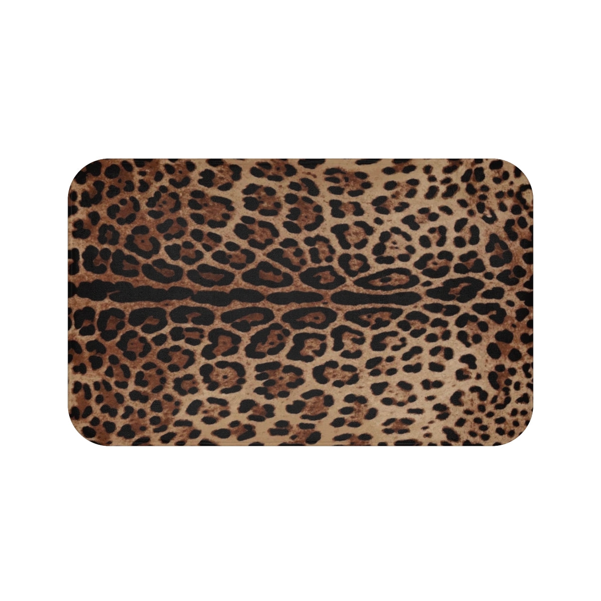 Leopard Print Bathroom Kitchen Mat