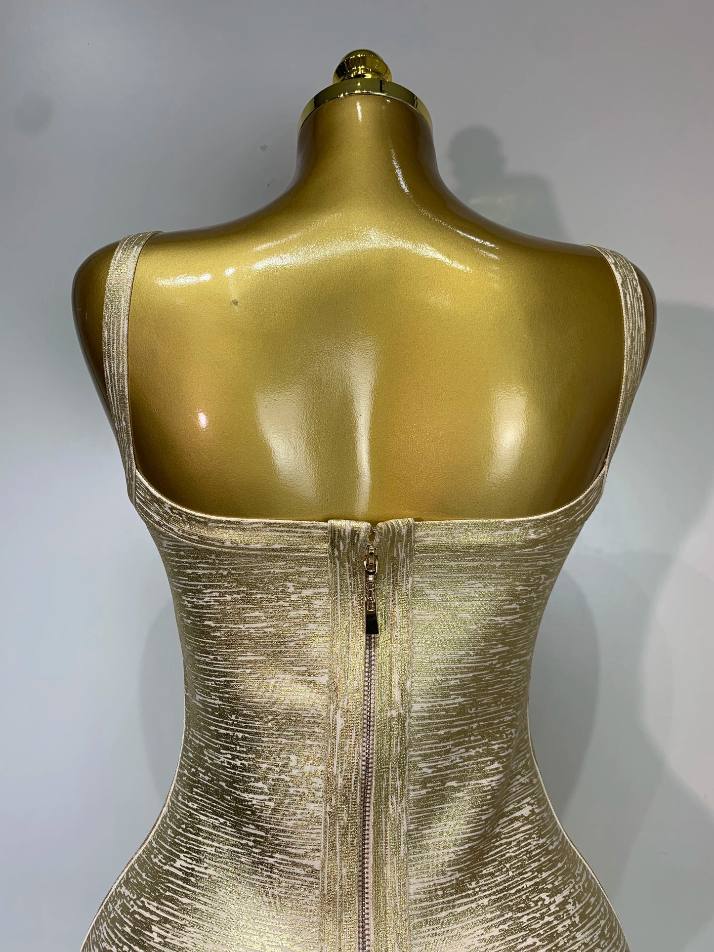 Gold Rush Mini Bandage Dress