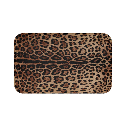 Leopard Print Bathroom Kitchen Mat