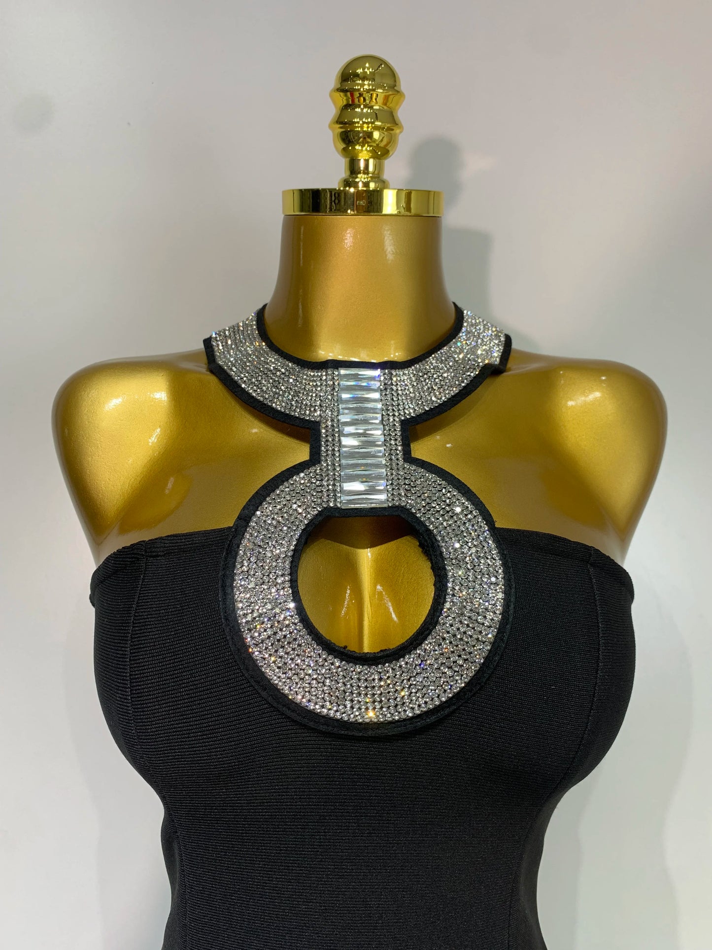 Classy Girl Diamond Bandage Dress
